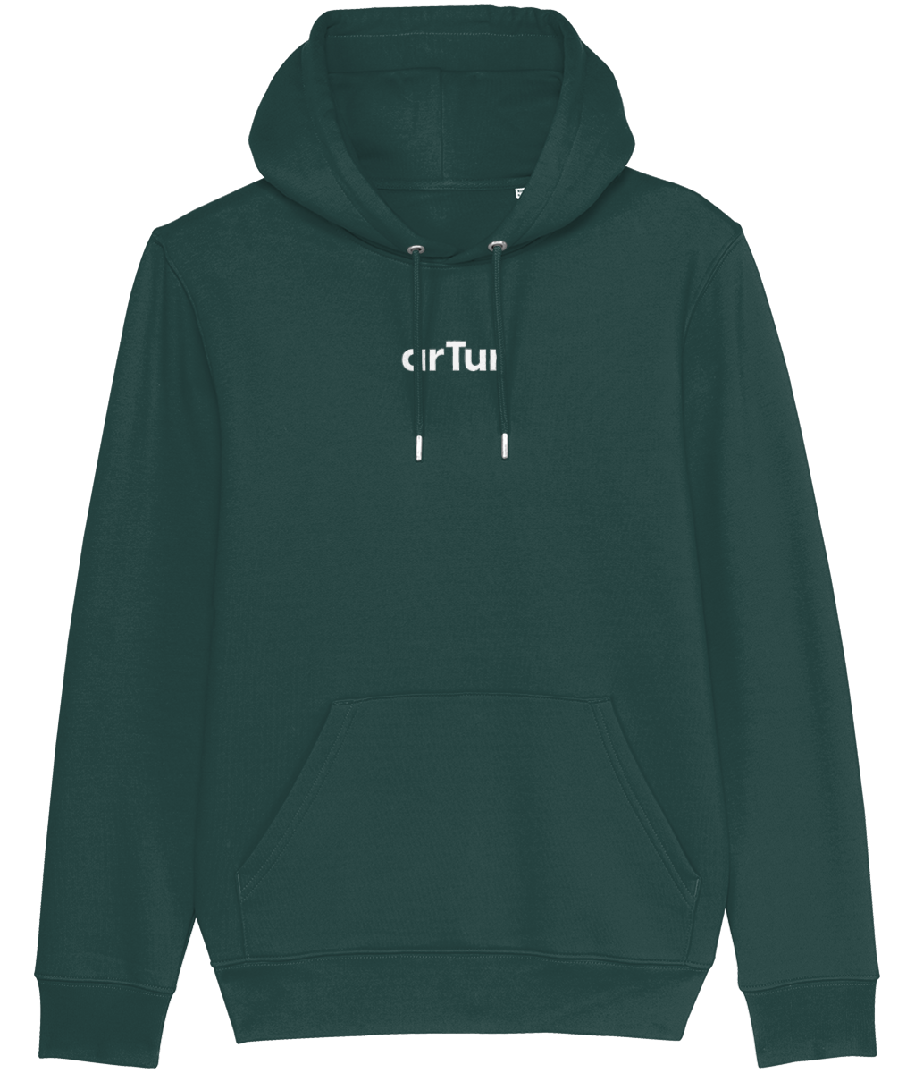 Premium Hoodie Glazed Green & White