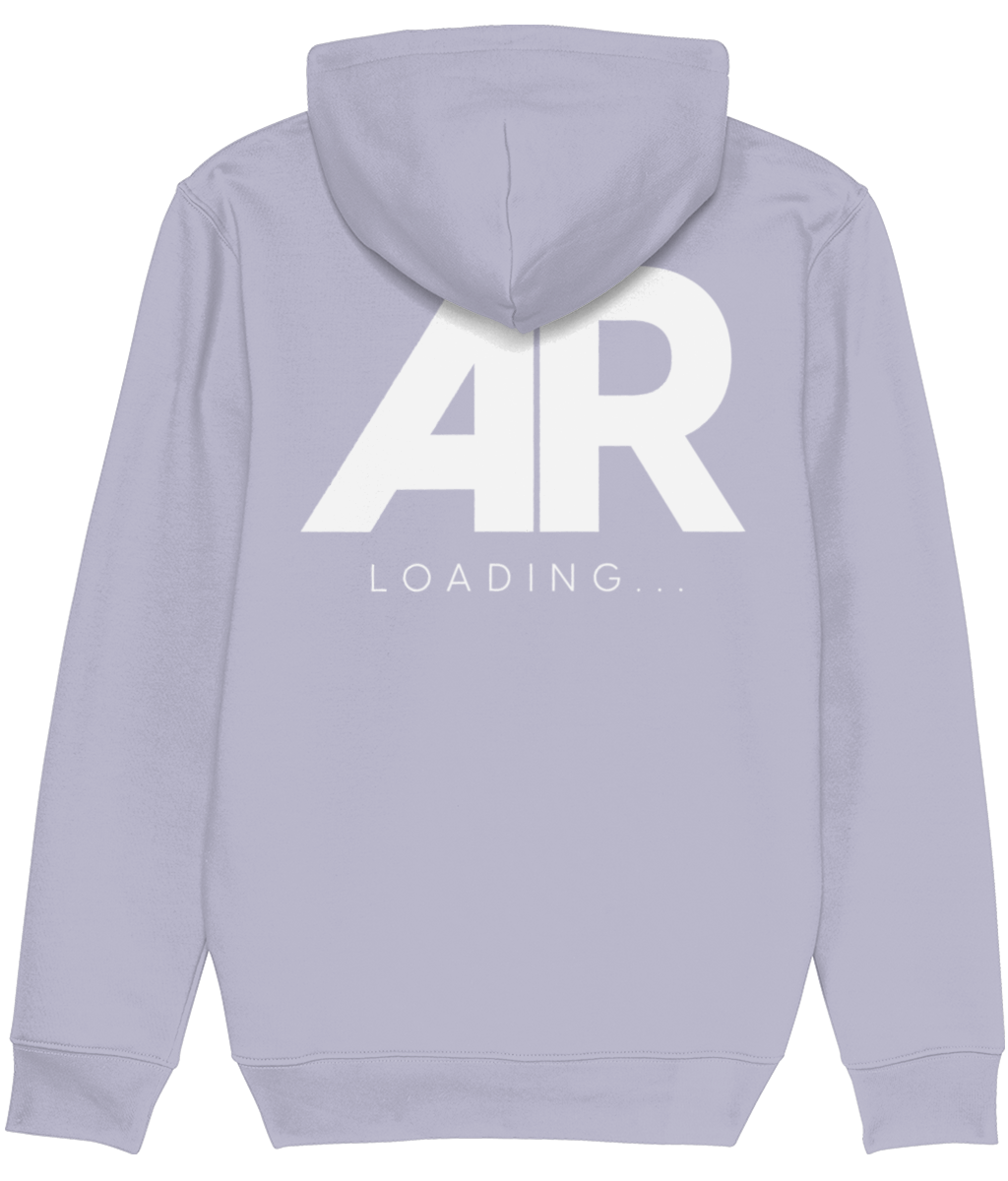 Premium Hoodie Lavender & White