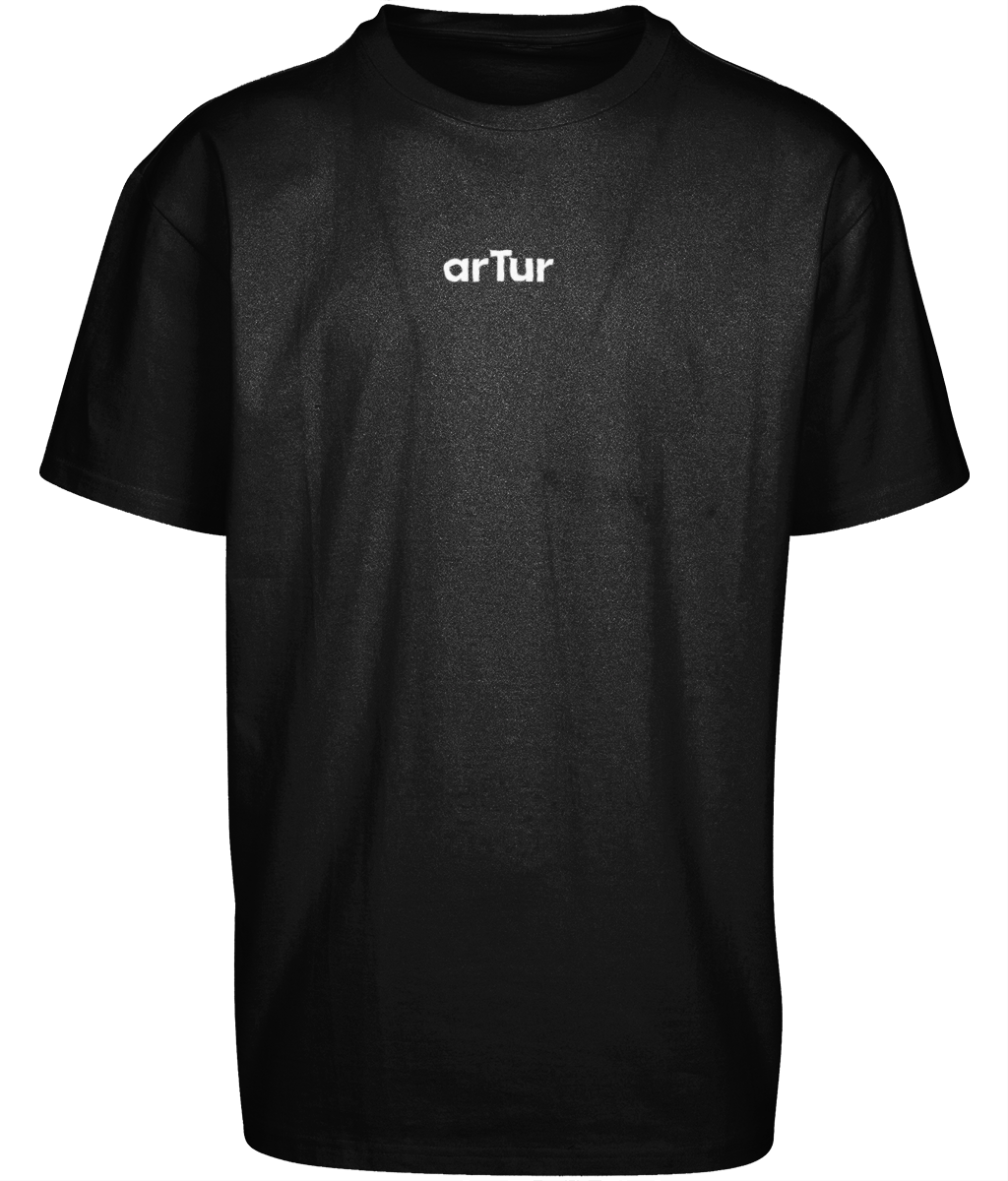 Quattro arTur oversized tee Black