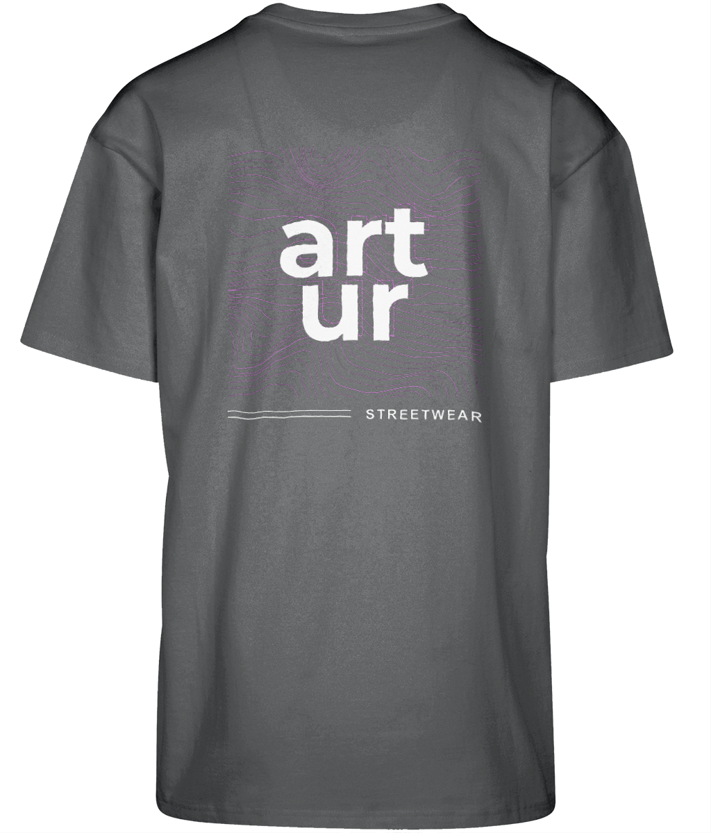 Oversized Tee Box Dark Grey