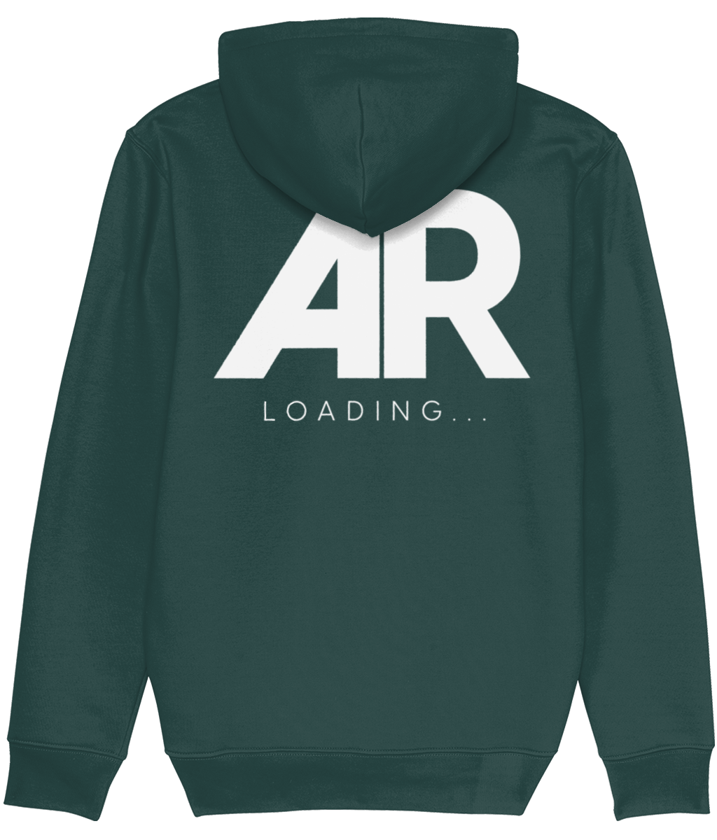 Premium Hoodie Glazed Green & White