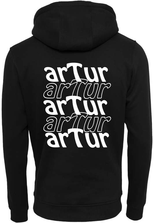 arTur Hoodie Black & White