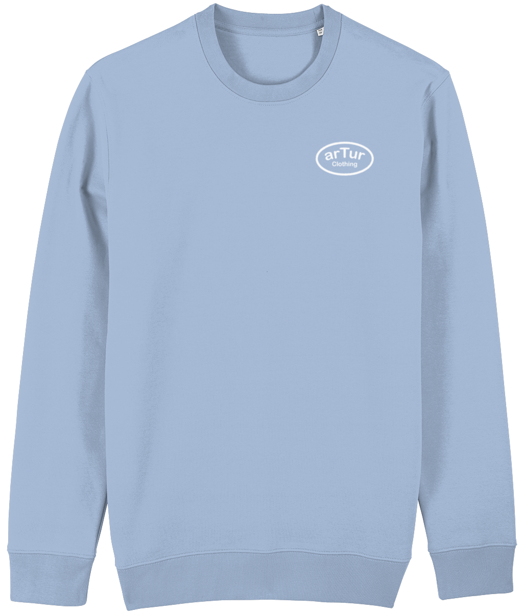 Sweater Sky Blue & White