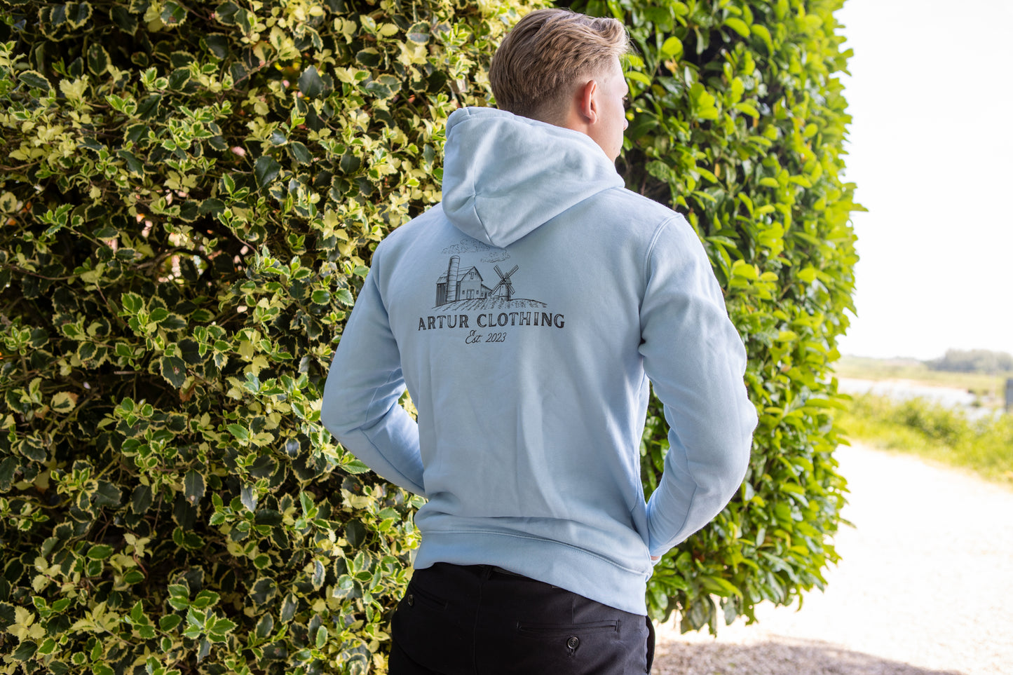 Icon Farm Premium Hoodie Sky Blue