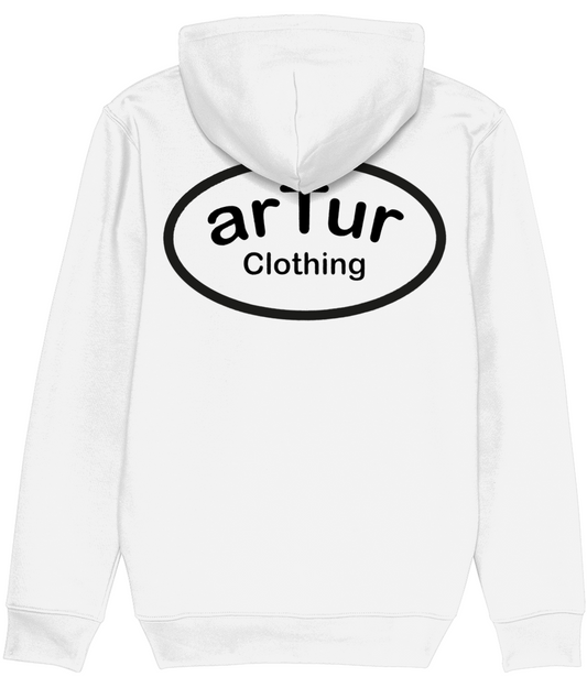 Premium Hoodie White & Black