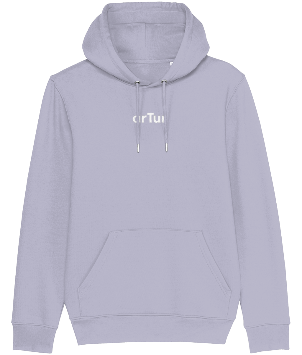 Premium Hoodie Lavender & White