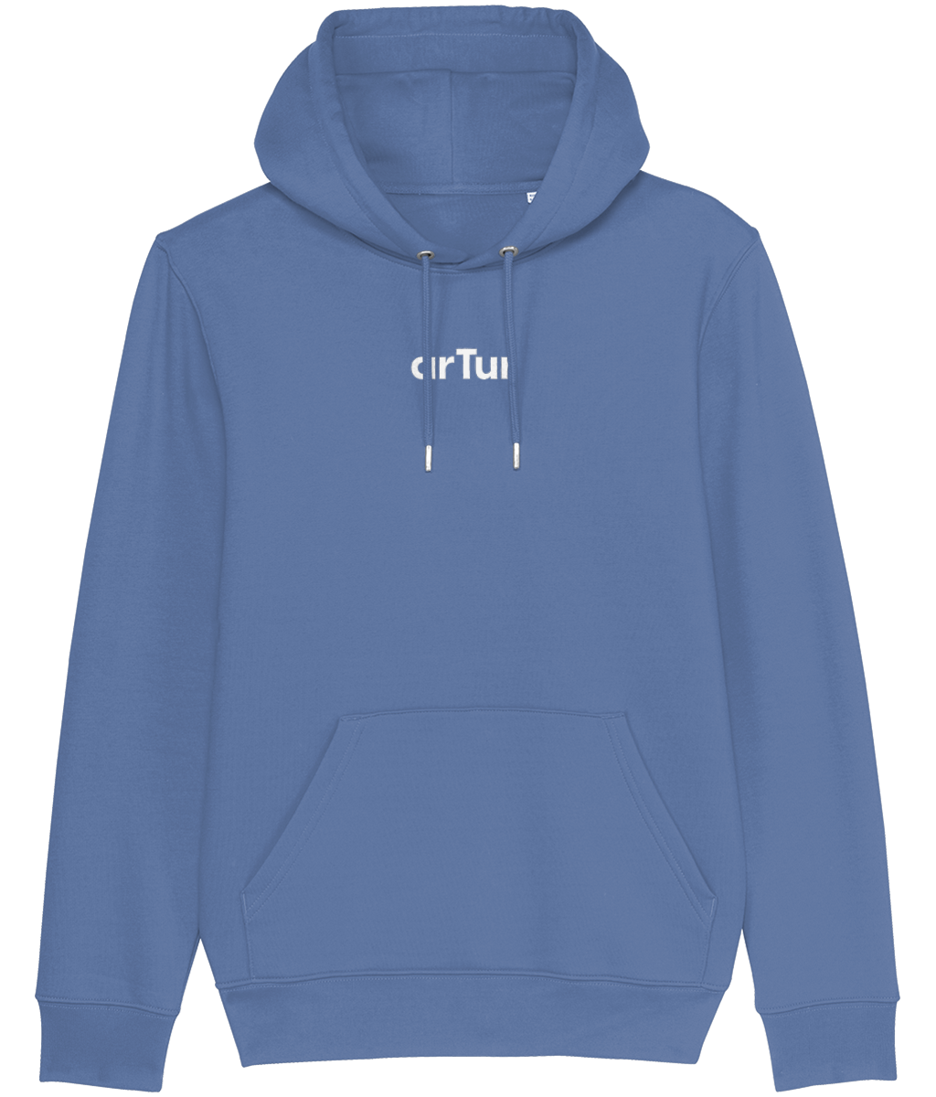 Premium Hoodie Bright Blue & White