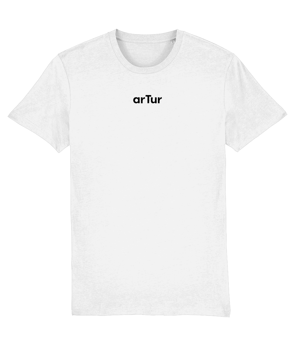 arTur Shirt Round Neck White & Black