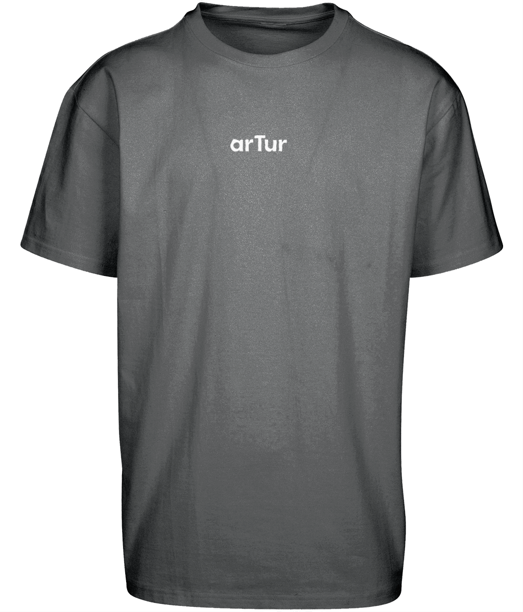 Oversized Tee Box Dark Grey