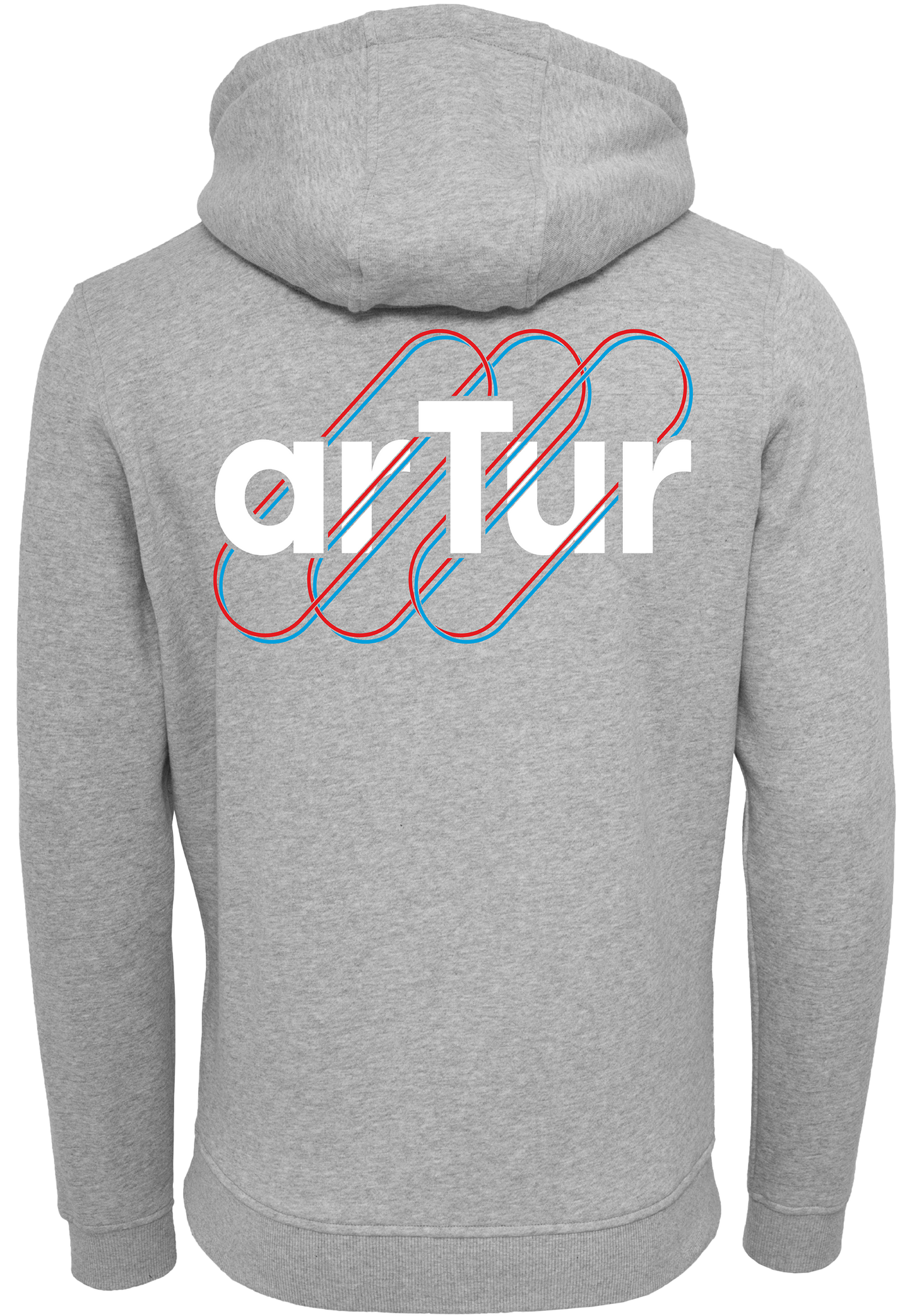 arTur Hoodie Heather Grey & White