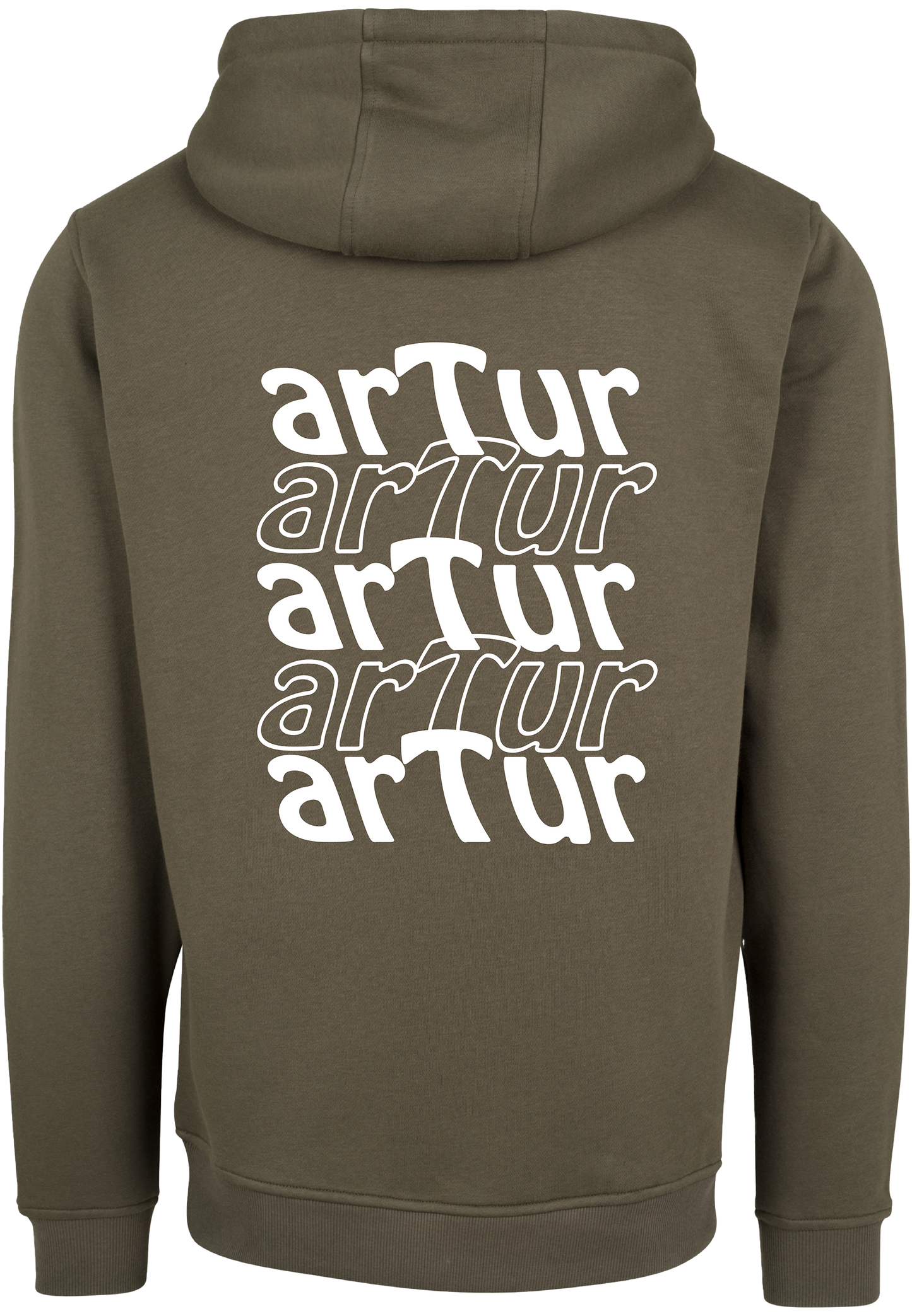 arTur Hoodie Olive & White