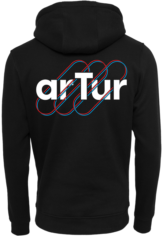 arTur Hoodie Black & White