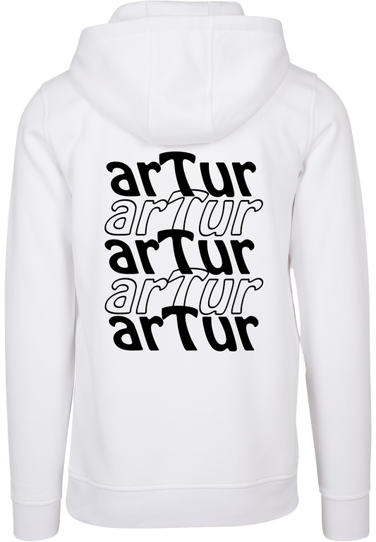 arTur Hoodie White & Black