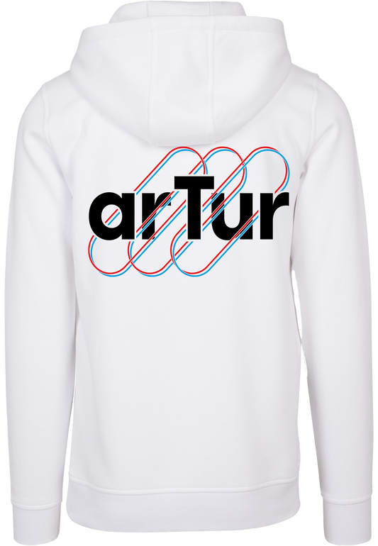 arTur Hoodie White & Black