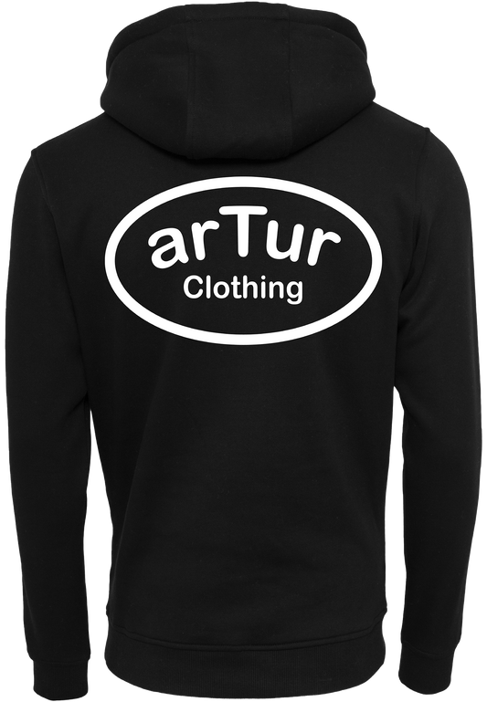 arTur Hoodie Black & white